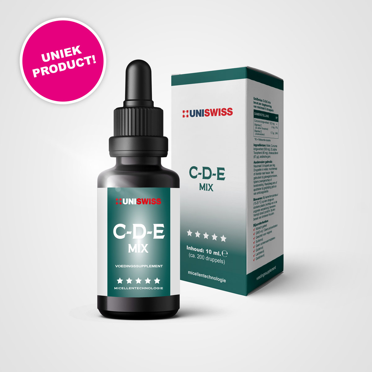 C-D-E mix (curcumine, vitamine D3, vitamine E) C-D-E mix (curcumine, vitamine D3, vitamine E)