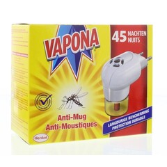 Vapona Anti mug stekker 45 nachten navul (1 st)