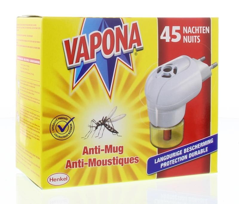 Vapona Vapona Anti mug stekker 45 nachten navul (1 st)