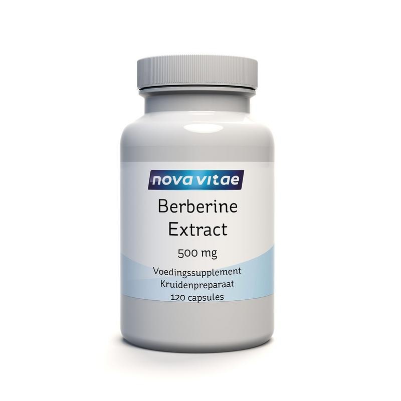 Nova Vitae Nova Vitae Berberine HCI extract 500 mg (120 caps)