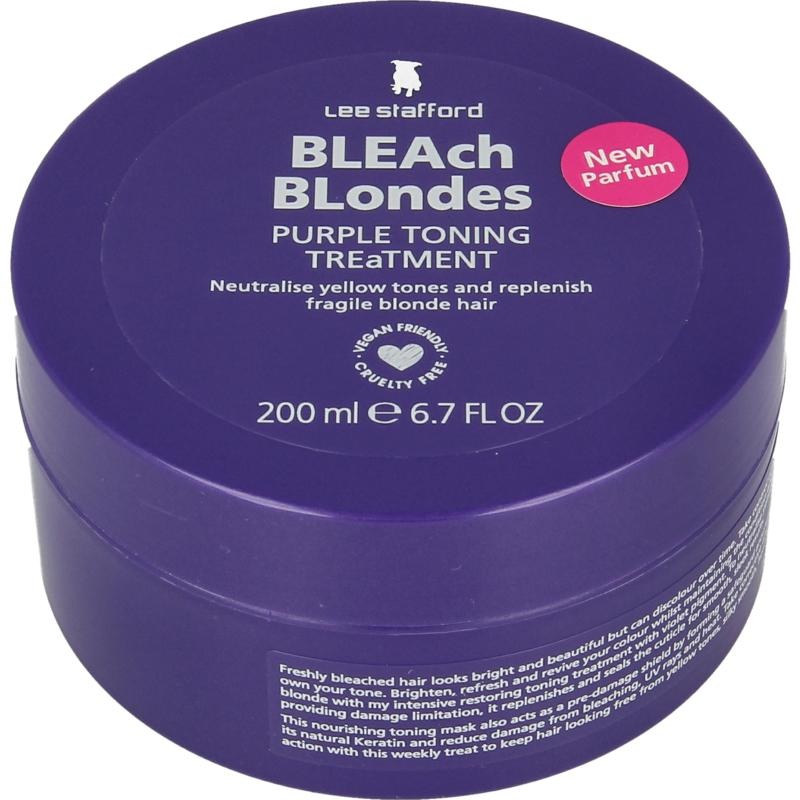 Lee Stafford Lee Stafford Bleach blondes purple toning mask (200 ml)