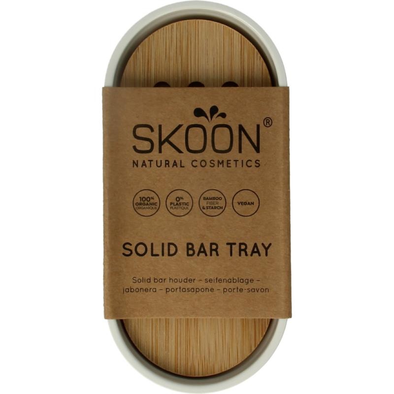 Skoon Skoon Solid bar houder wit L (1 Stuks)