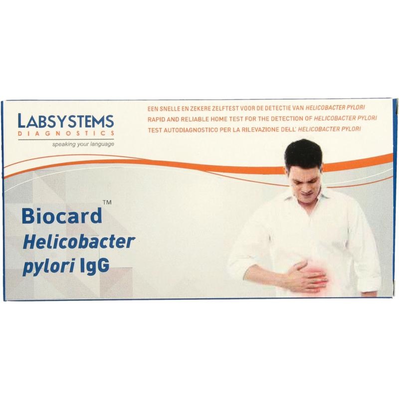Biocard Biocard Helicobacter pylori test (1 Stuks)