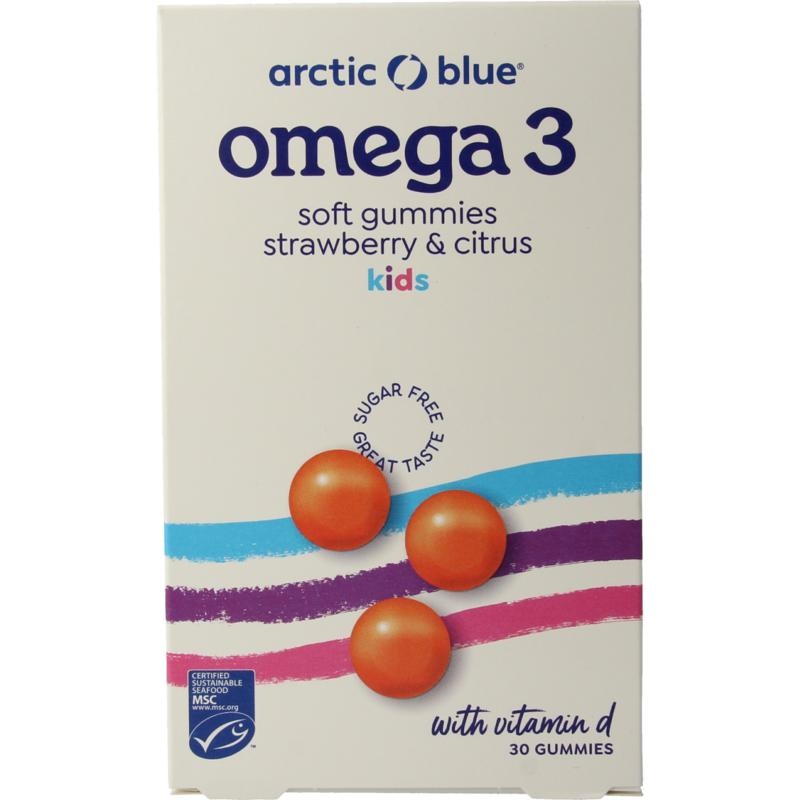 Arctic Blue Arctic Blue Omega 3 gummies DHA, EPA en vitamine D (30 Gummies)