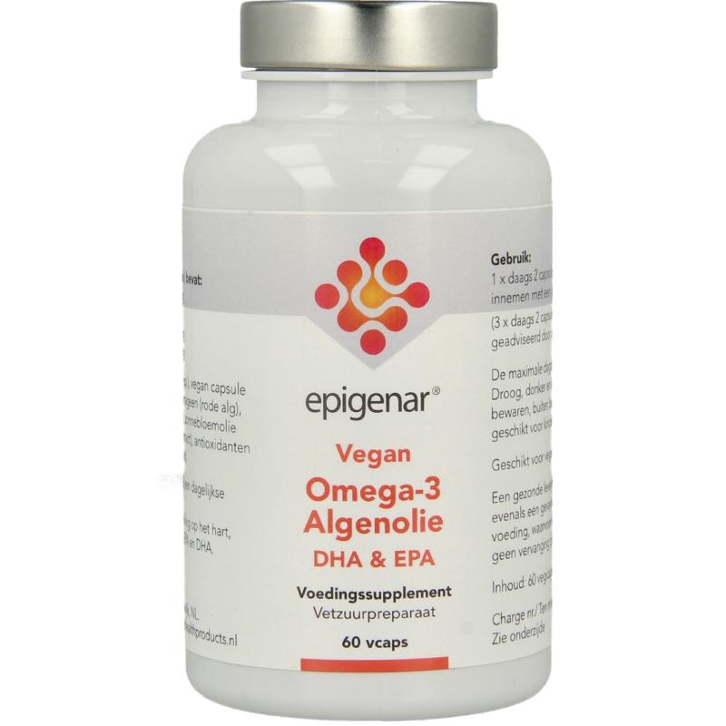 Epigenar Epigenar Vegan omega-3 algenolie (60 Vegetarische capsules)