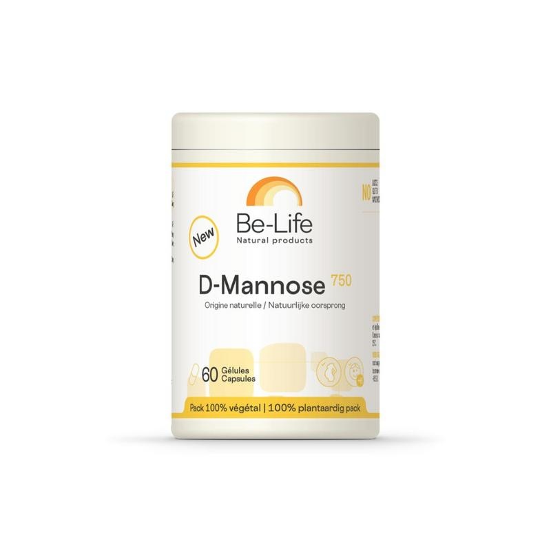 Be-Life Be-Life D-Mannose 750 (60 Vegetarische capsules)