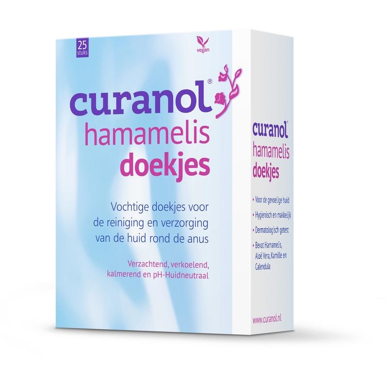 Curanol Curanol Hamamelis doekjes (25 Stuks)