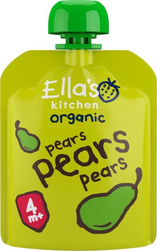 Ella's Kitchen Ella's Kitchen Pears 4+ maanden knijpzakje bio (70 Gram)