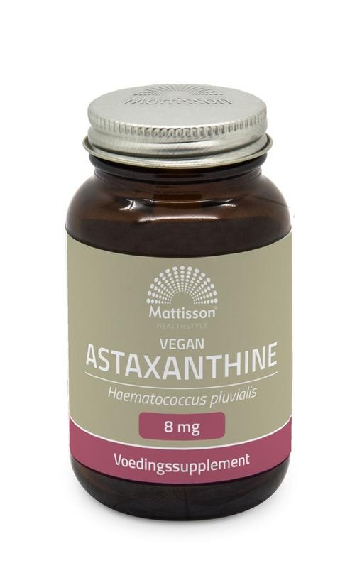 Mattisson Mattisson Vegan astaxanthine 8mg (60 Vegetarische capsules)