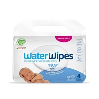 Waterwipes Waterwipes Babydoekjes 4-pak (240 st)