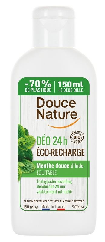 Douce Nature Douce Nature Deodorant mint navulling (150 Milliliter)