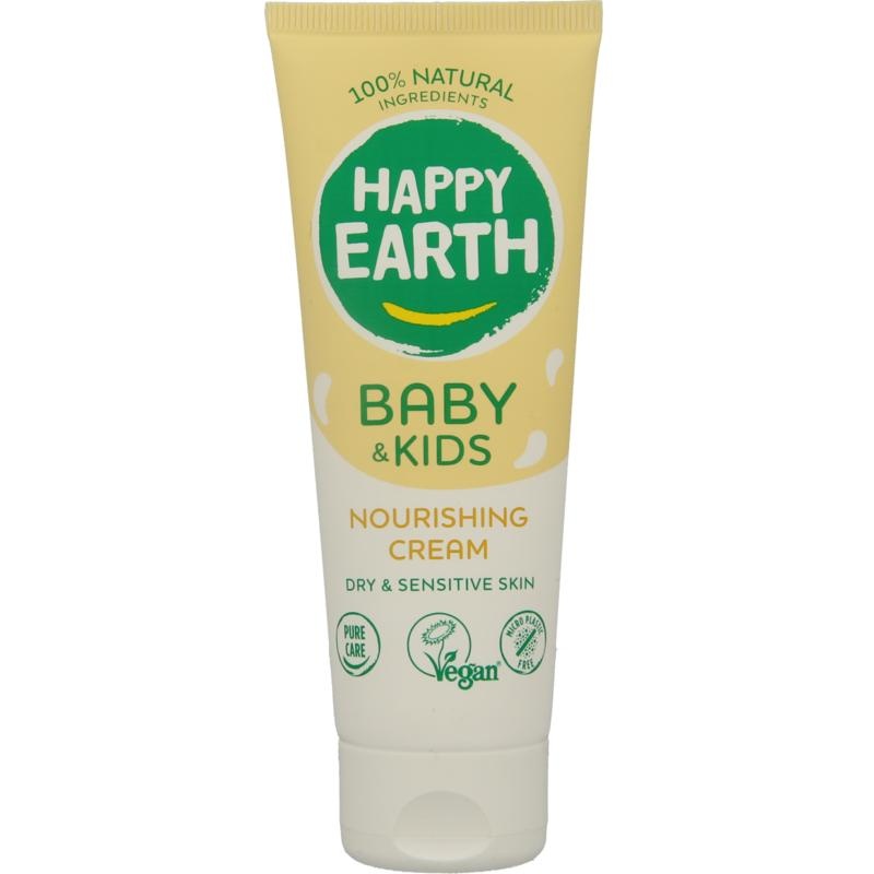 Happy Earth Happy Earth Voedende creme voor baby & kids (75 Milliliter)