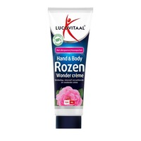 Lucovitaal Lucovitaal Hand & body rozen wonder creme (100 ml)