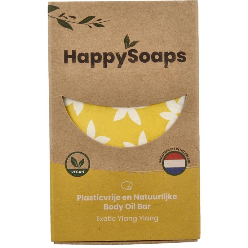 Happysoaps Happysoaps Body oil bar exotic ylang ylang (70 gr)