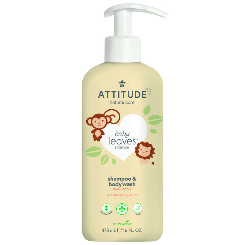 Attitude Attitude Shampoo 2 in 1 baby leaves pear nectar (473 Milliliter)