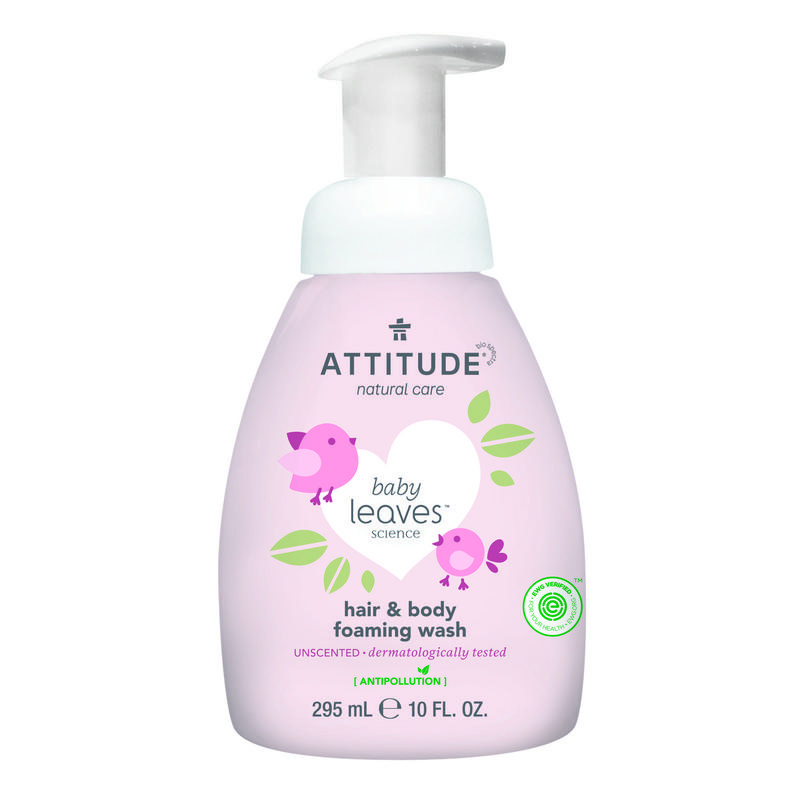 Attitude Attitude Baby leaves 2-in-1 hair & bodywash foaming parfumv (295 Milliliter)