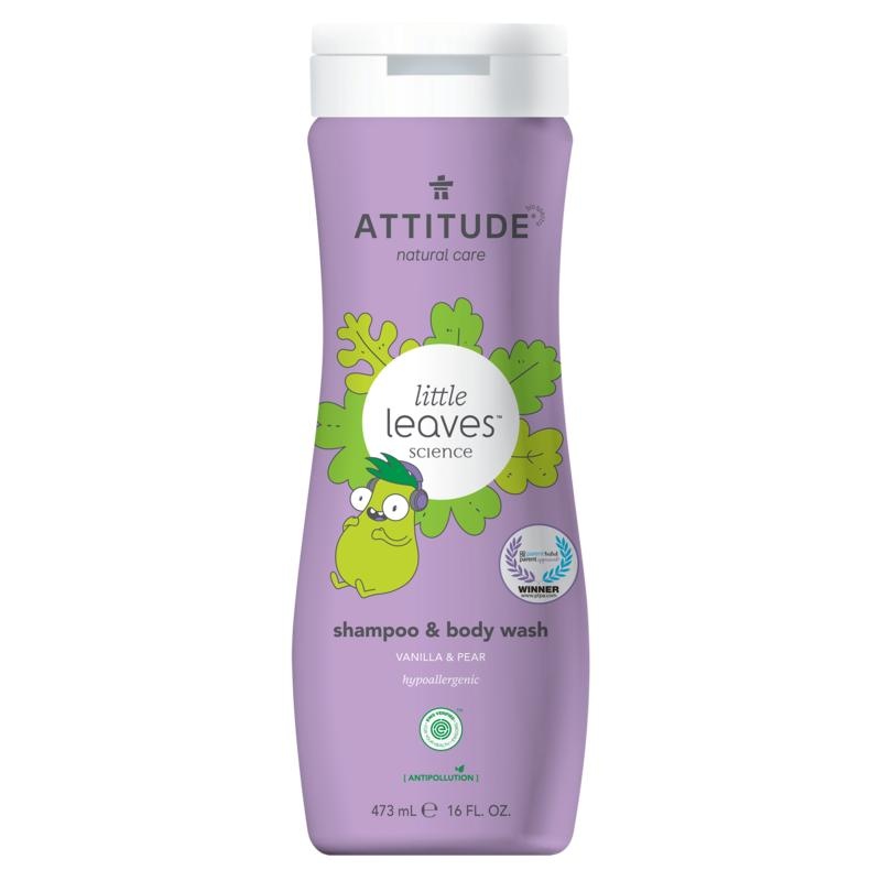 Attitude Attitude Shampoo 2 in 1 little leaves vanille peer (473 Milliliter)