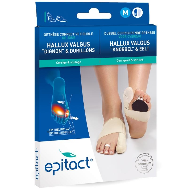 Epitact Epitact Hallux knobbel & eelt linker voet maat M (1 Stuks)