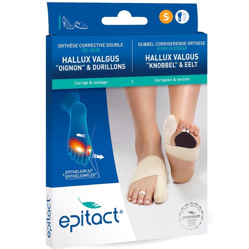 Epitact Epitact Hallux knobbel & eelt linker voet maat S (1 Stuks)