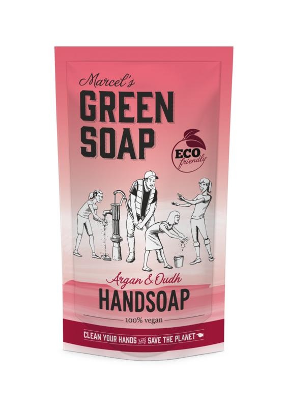 Marcel's GR Soap Marcel's GR Soap Handzeep argan & oudh navul (500 Milliliter)