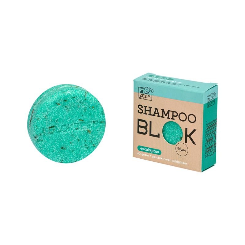 Blokzeep Blokzeep Shampoo bar eucalyptus (60 Gram)