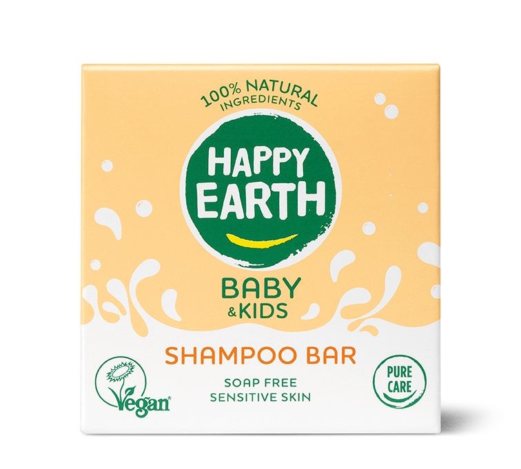 Happy Earth Happy Earth Shampoobar voor baby & kids (50 Gram)