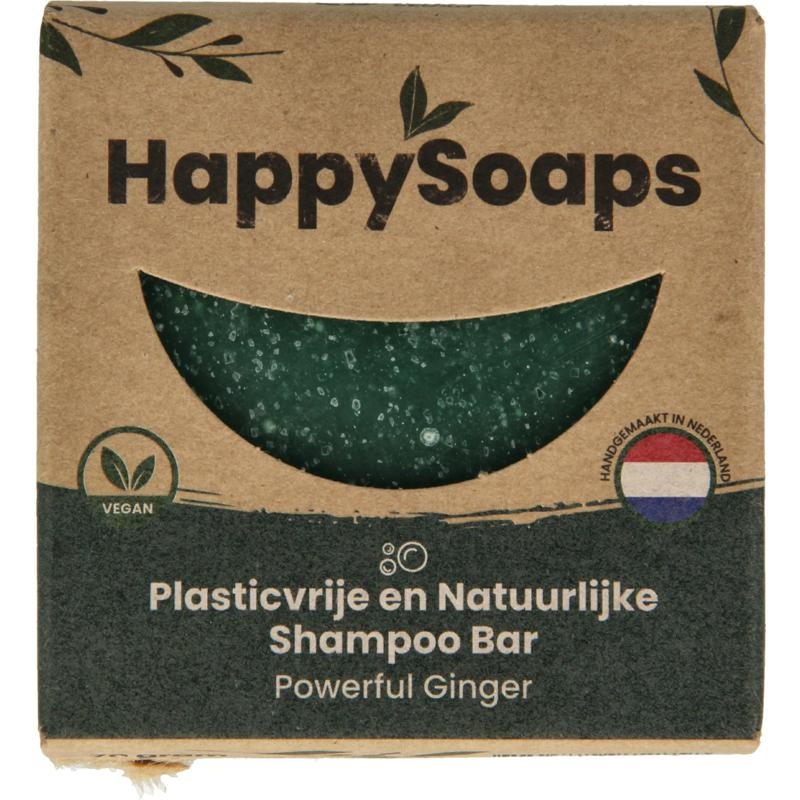 Happysoaps Happysoaps Shampoo bar powerful ginger (70 Gram)