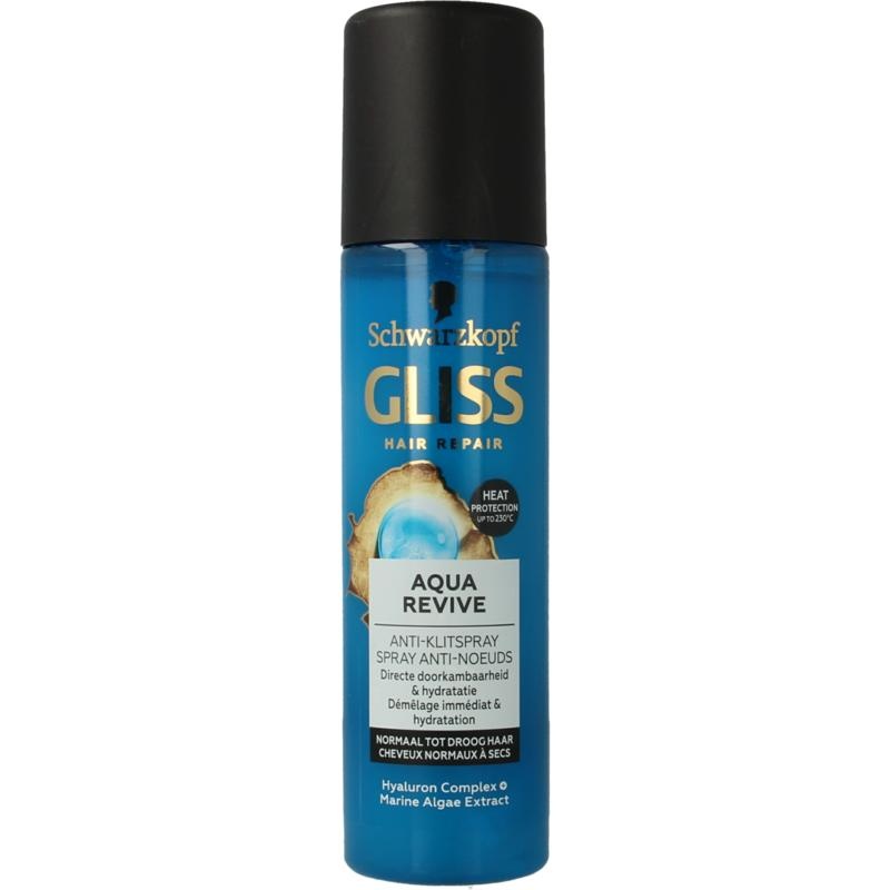 Gliss Kur Gliss Kur Anti klit spray aqua revive (200 Milliliter)