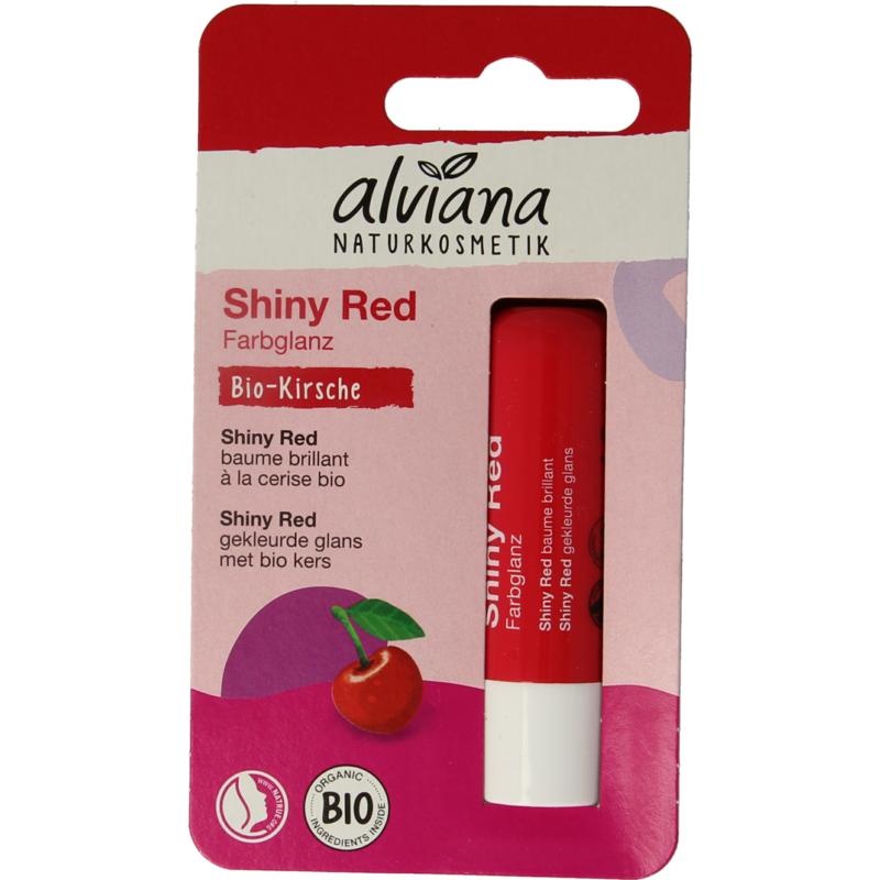 Alviana Alviana Lipverzorging shiny red (4,5 Milliliter)