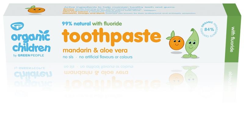 Green People Green People Organic children mandarin toothpaste with fluoride (50 Milliliter)