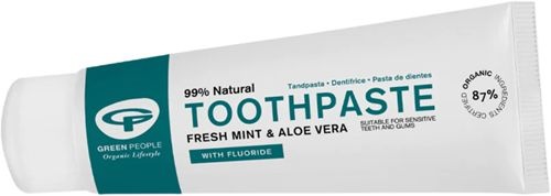 Green People Green People Fresh mint & aloe vera fluoride toothpaste (75 Milliliter)