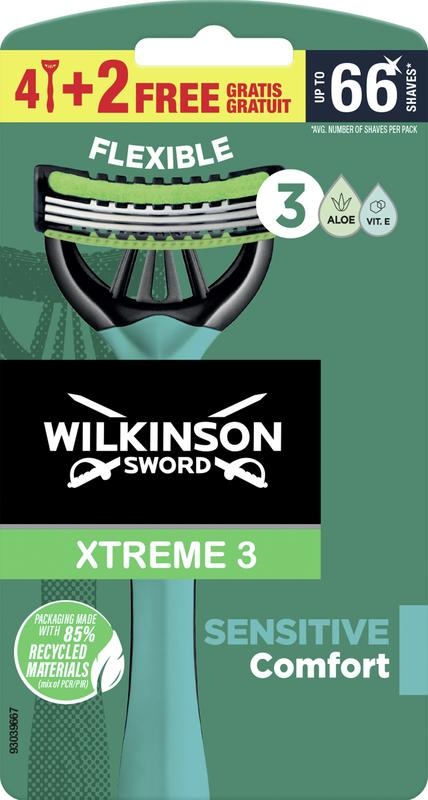 Wilkinson Wilkinson Xtreme sensitive mesjes wegwerp (6 Stuks)
