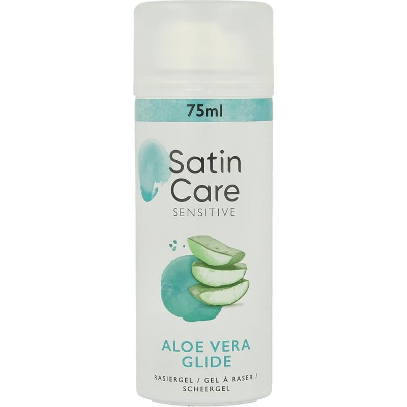 Gillette Gillette Satin care gel aloe vera (75 Milliliter)