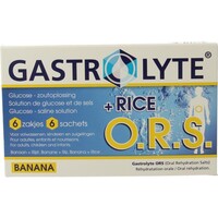 Gastrolyte Gastrolyte O.R.S. rijst/banaan (6 Sachets)