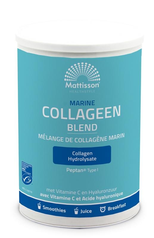 Mattisson Mattisson Marine vis collageen poeder blend Peptan MSC (300 Gram)