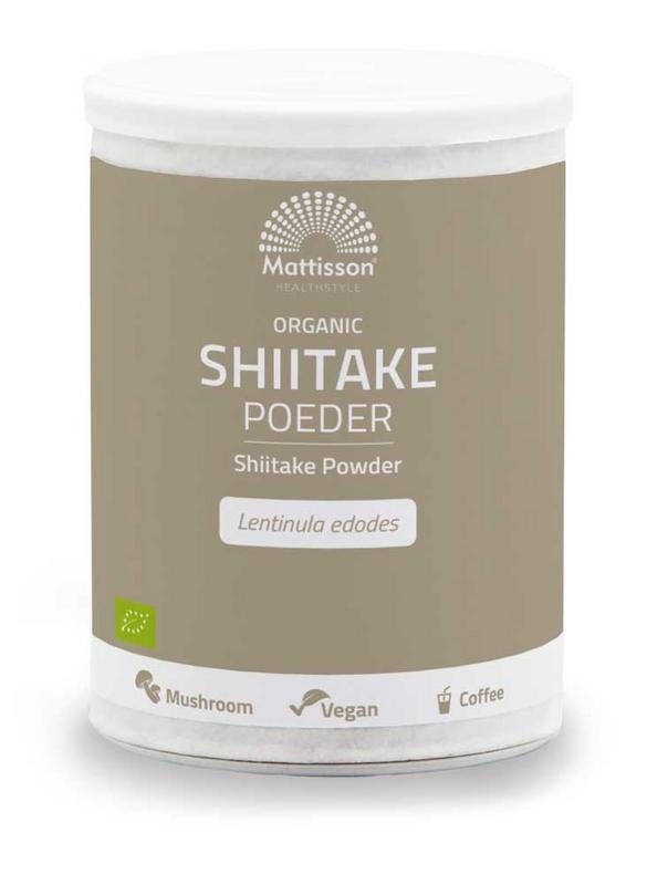 Mattisson Mattisson Shiitake poeder bio (100 Gram)