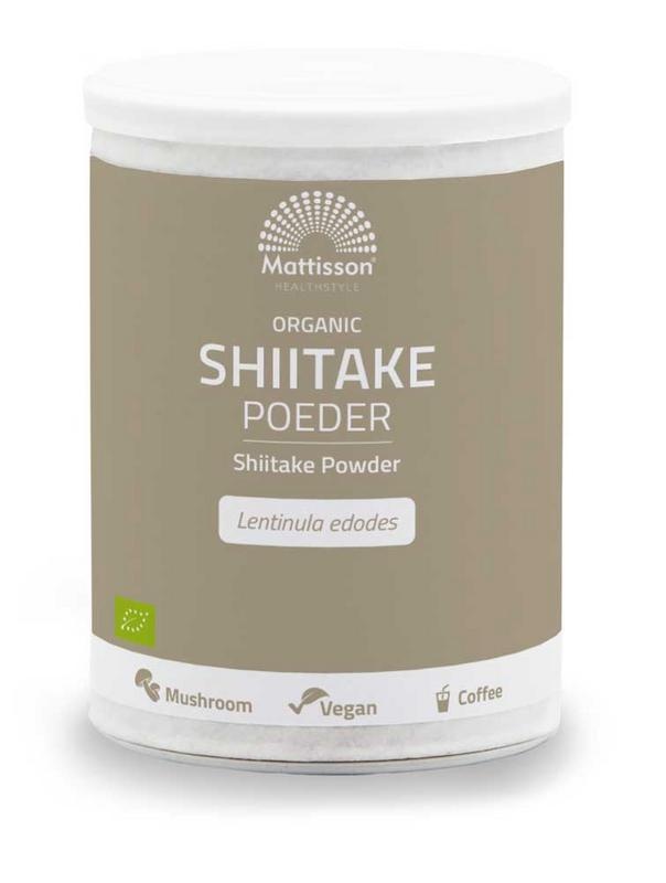 Mattisson Mattisson Shiitake poeder bio (100 Gram)