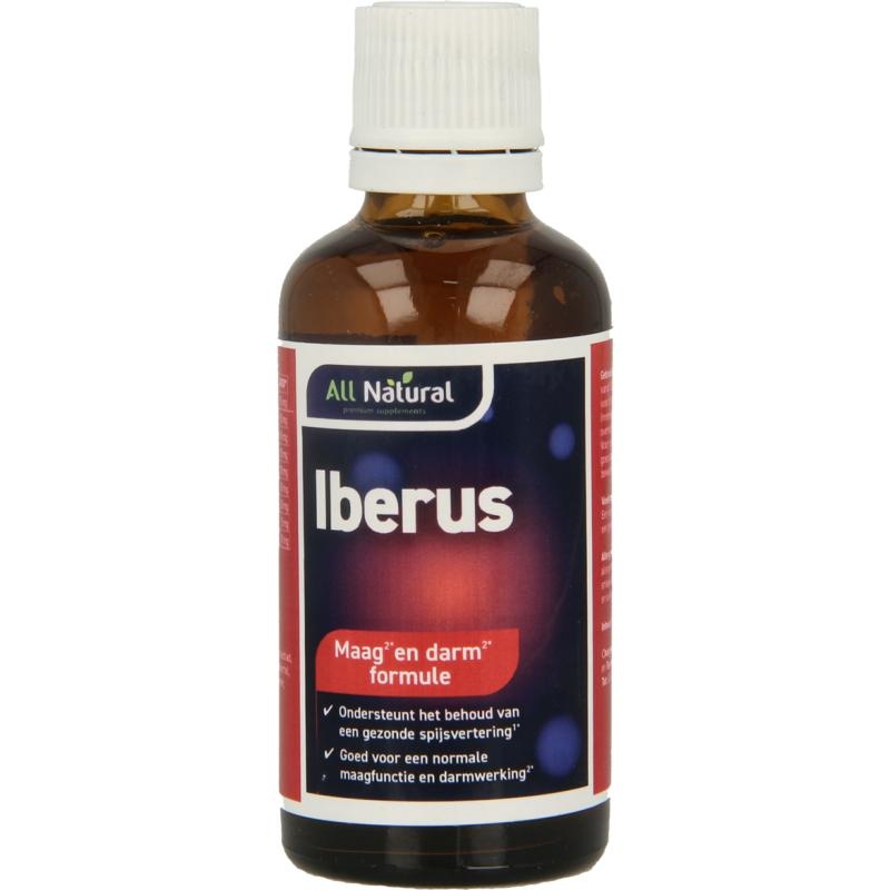 All Natural All Natural Iberus maag darm formule (50 Milliliter)