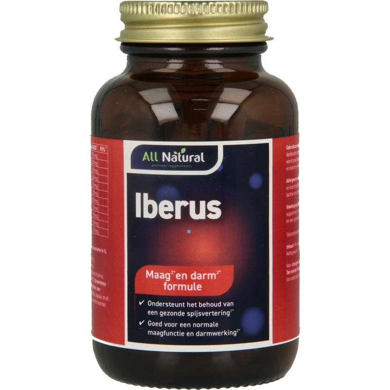 All Natural All Natural Iberus maag darm formule (60 Vegetarische capsules)