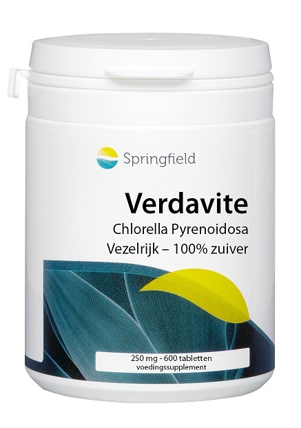 Springfield Springfield Verdavite chlorella pyrenoidosa (600 Tabletten)