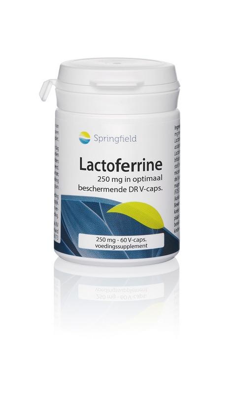 Springfield Springfield Lactoferrine DR 250mg (60 Vegetarische capsules)