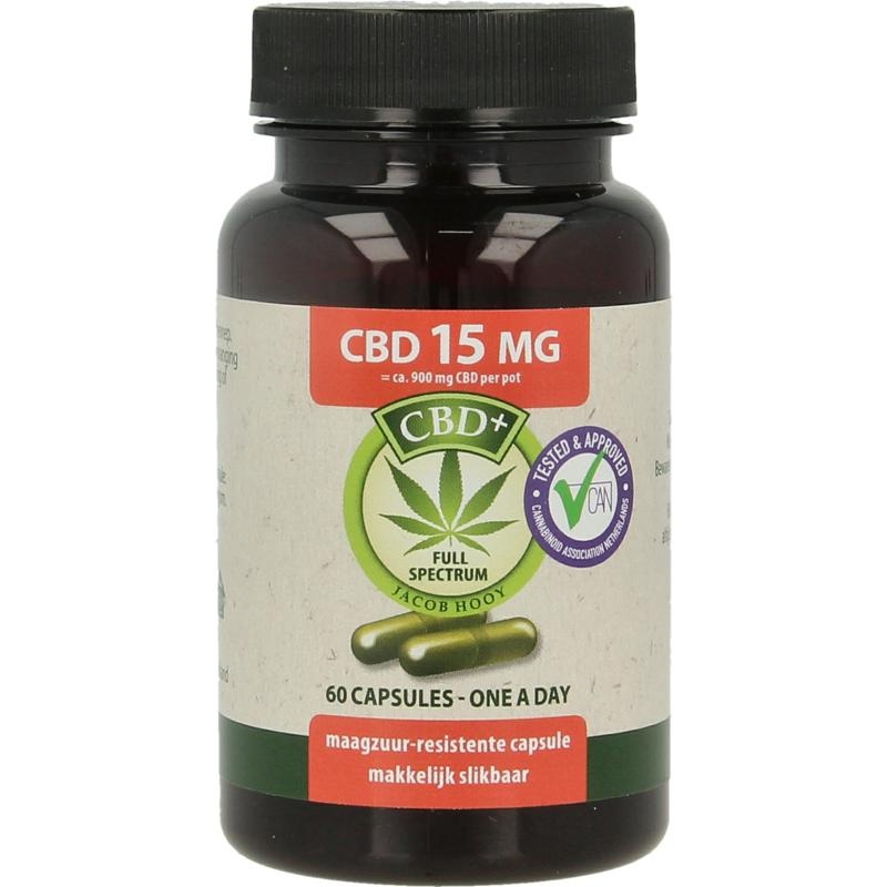 Jacob Hooy Jacob Hooy CBD Capsules 15mg (60 Capsules)