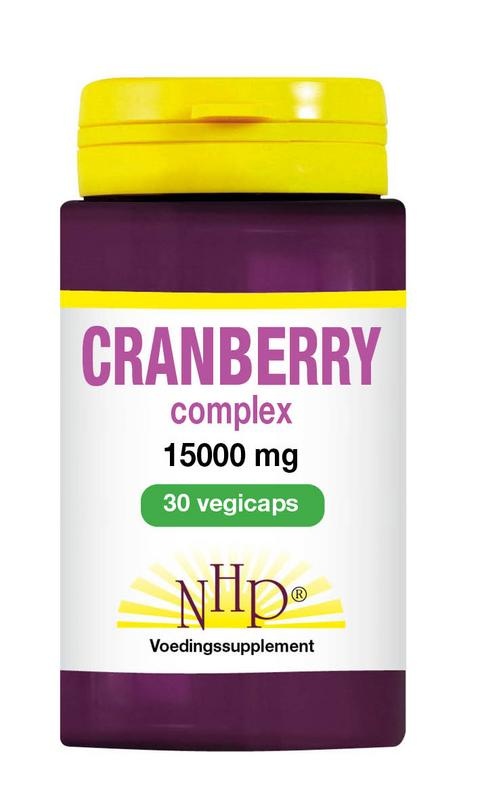 NHP NHP Cranberry complex 15000mg (30 Vegetarische capsules)