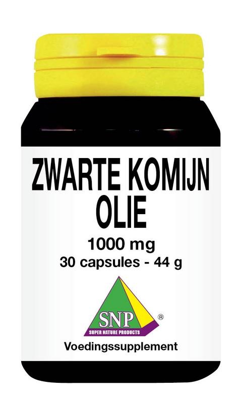 Zwarte komijn olie 1000 mg Zwarte komijn olie 1000 mg