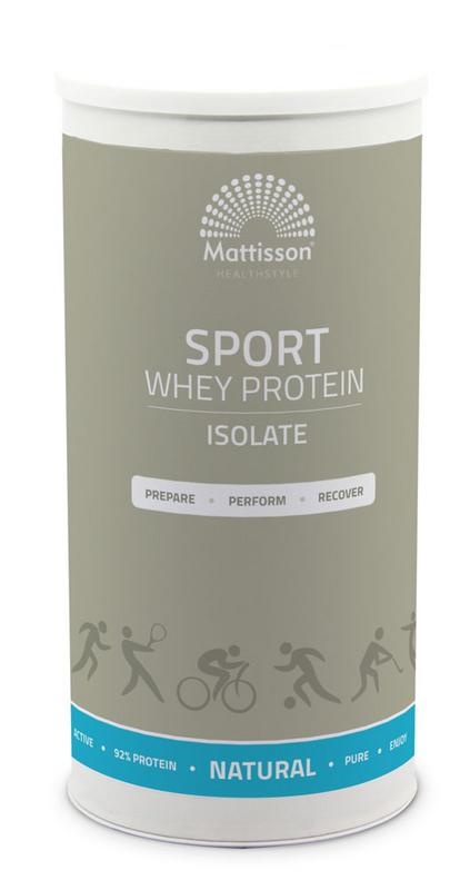 Mattisson Mattisson Whey protein isolate sport (500 Gram)