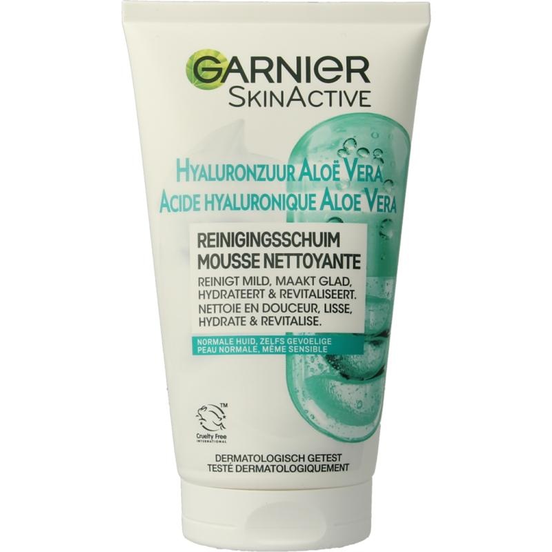 Garnier Garnier SkinActive reinigingschuim hyaluronzuur aloe vera (150 Milligram)