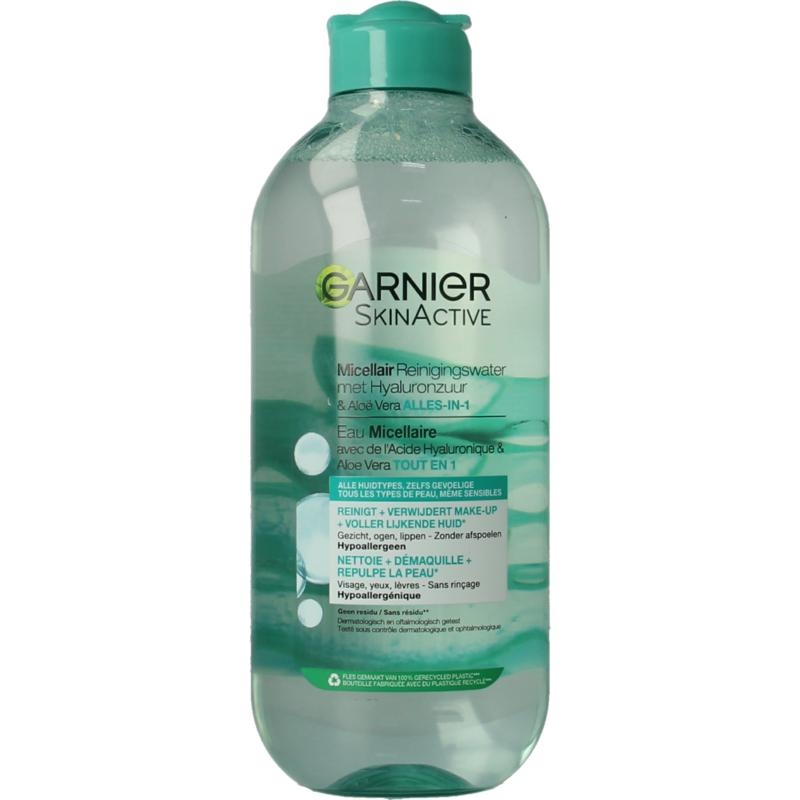 Garnier Garnier SkinActive micellair water hyaluronzuur aloe vera (400 Milliliter)