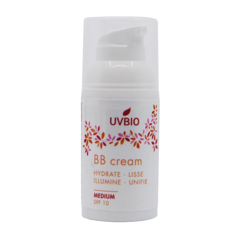 Uvbio Uvbio BB cream 5-in-1 medium bio SPF10 (30 Milliliter)