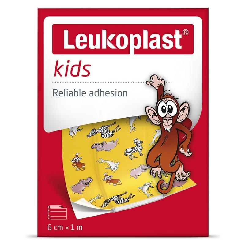 Leukoplast Leukoplast Pleister kids 1m x 6cm (1 st)
