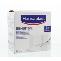 Hansaplast Hansaplast Sensitive 5m x 6cm (1 st)